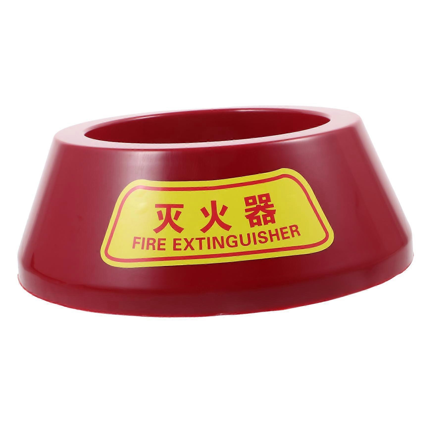 Fire Extinguisher Stand with Stable AntiTip Base, Plastic Floor Mounted Bracket Holder, 1PC