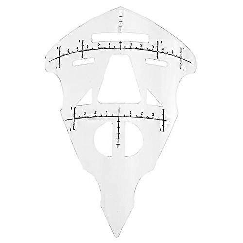 Eyebrow Stencil Microblading Ruler with Precise Symmetry Alignment Reusable Brow and Lip Template