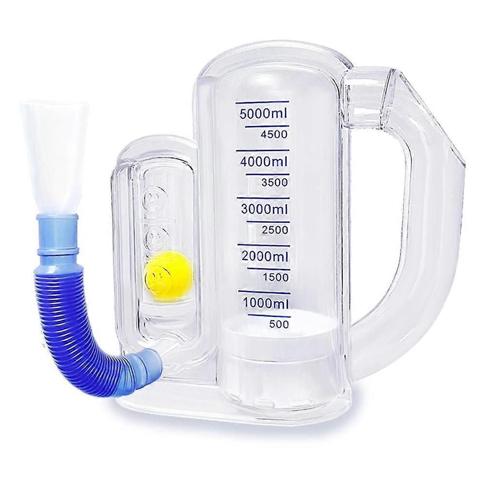Breathing Exerciser for Lungs, Deep Breathing Trainer - 5000Ml Capacity