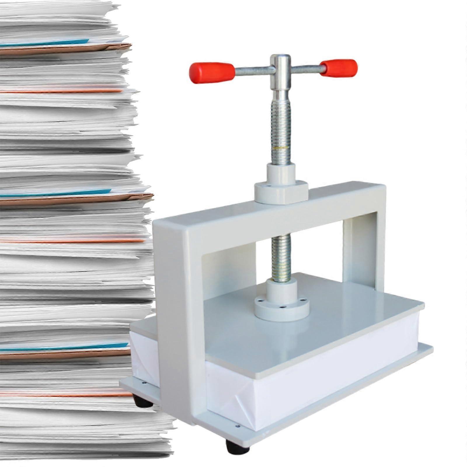 Heavy Duty Manual Book Press with  Compression Force for Bookbinding and Paper Flattening