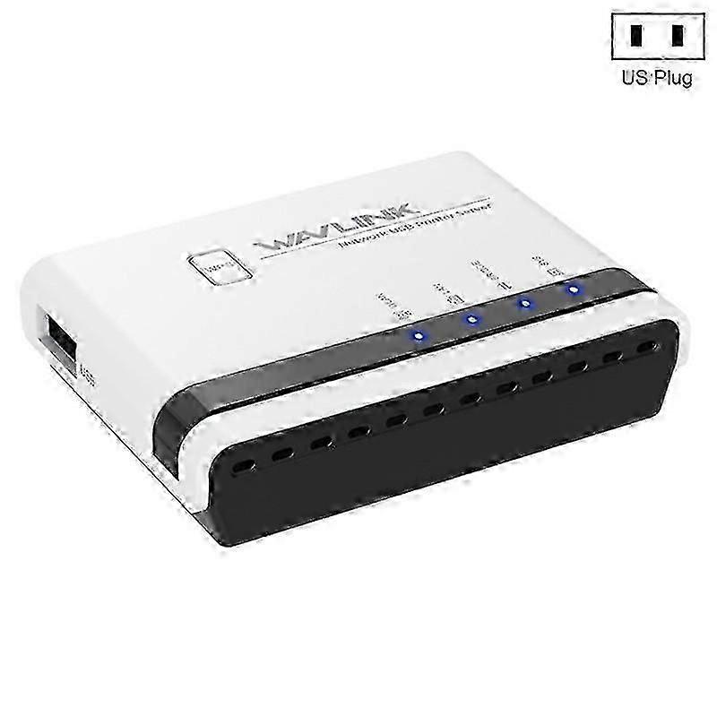 USB 2.0 Wireless Printer Server with 10/100Mbps LAN and Bridge WiFi Functionality for Easy Printing Solutions
