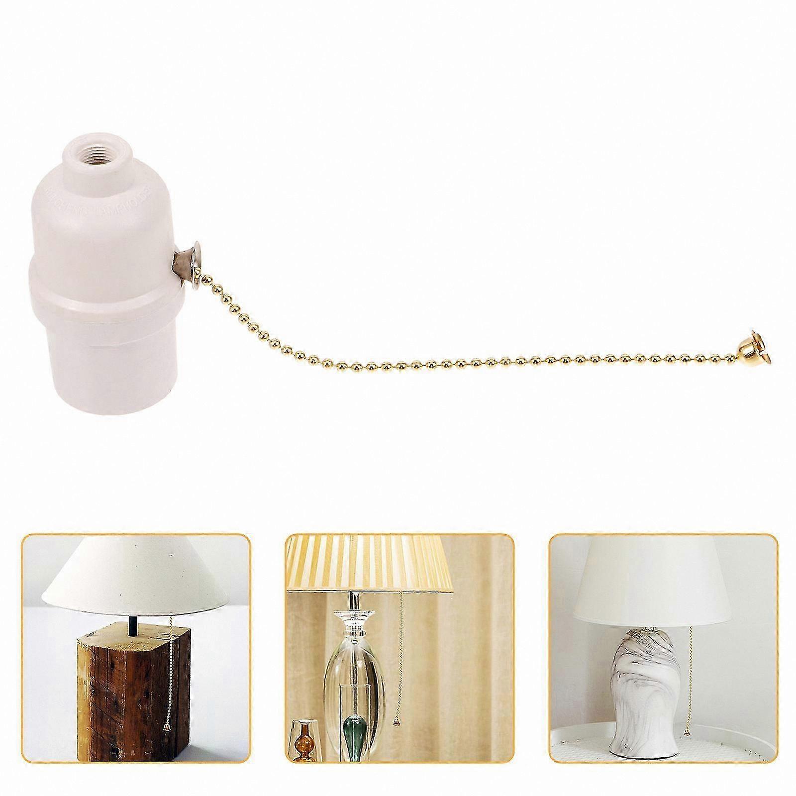 Pull Chain Light Socket Ceiling Lamp Holder for Lighting 1 Piece Accessory