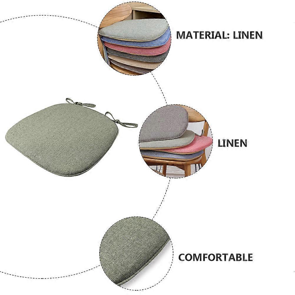 Seat Cushion For Chairs Comfortable Seating Silicone Material Dining Room Use Rectangular Shape 1Pack