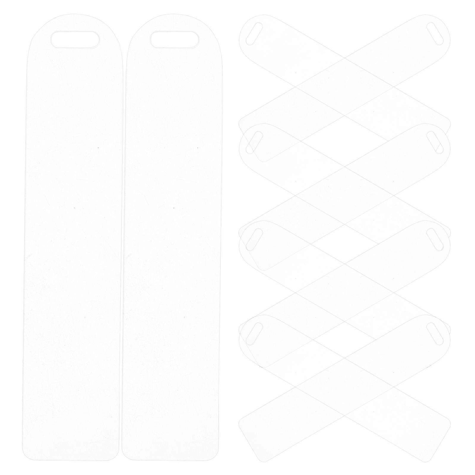 Clear Acrylic Bookmark Blank Transparent Bookmarks for Reading 40Pcs