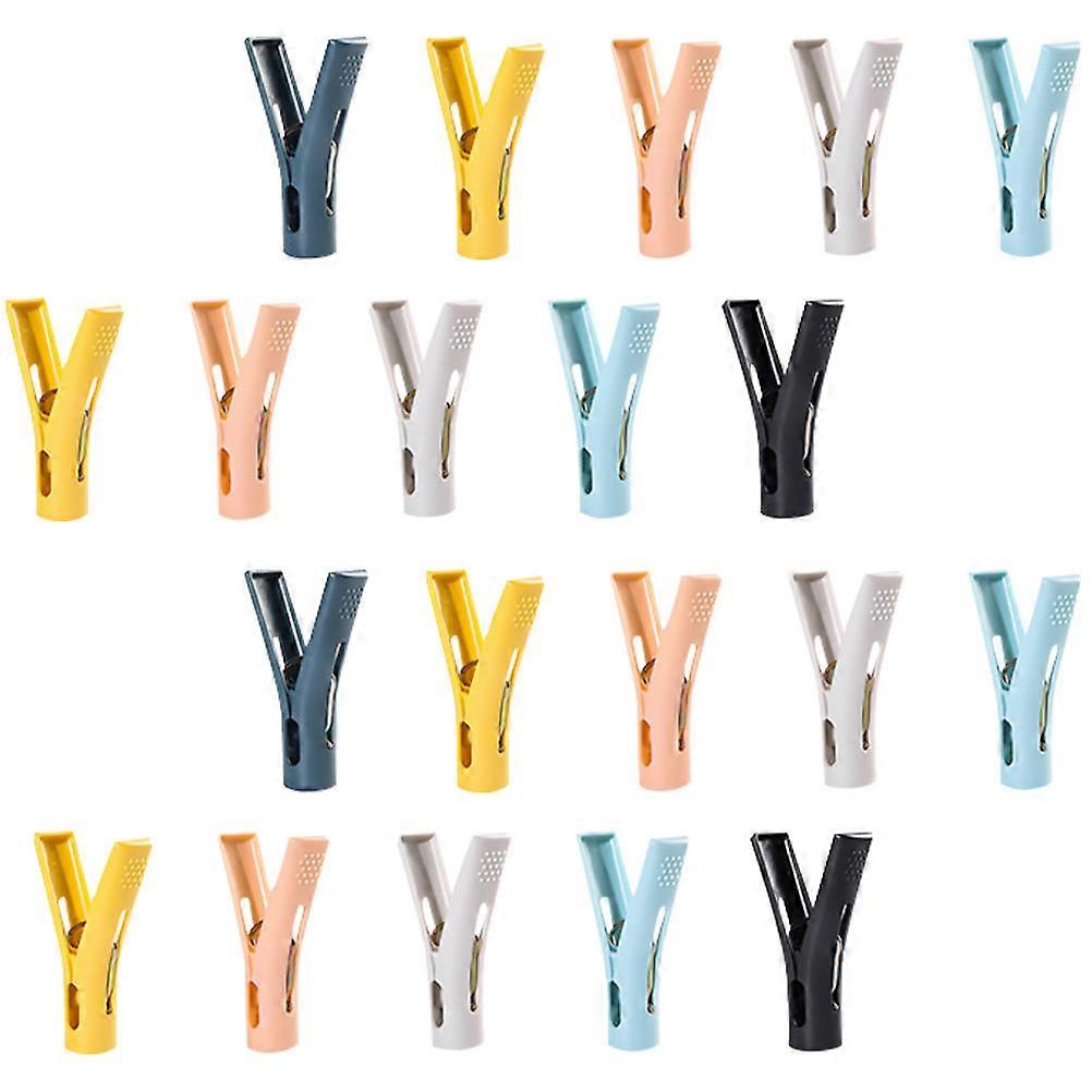 Clothes Peg Plastic Clothes Pegs for Windproof Use 40Pcs Assorted Color