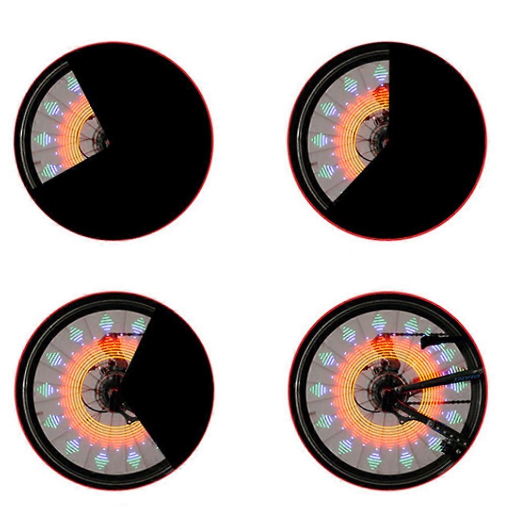 LED Spoke Light Wheel Light for Bicycle 16 Patterns Warning Lights