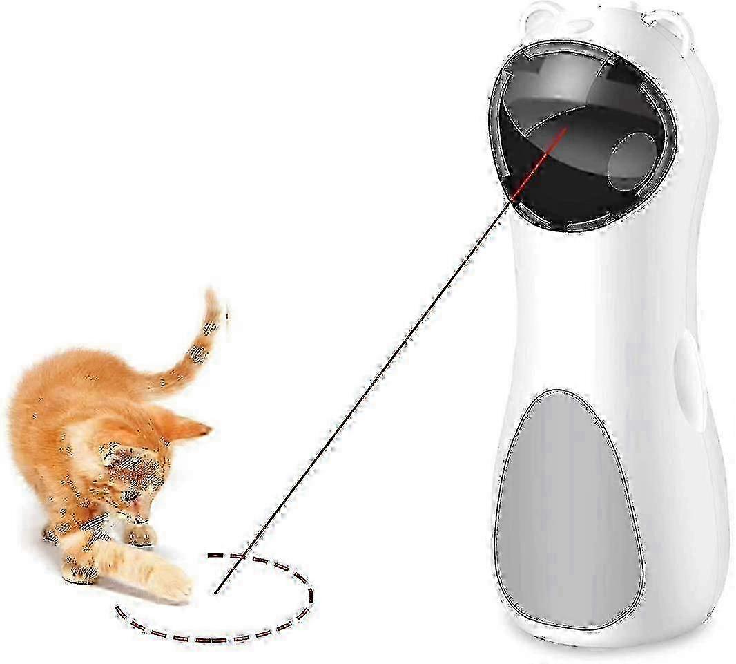 Automatic Interactive Laser Toy for Cats - Rotating Laser Training Catch Toy
