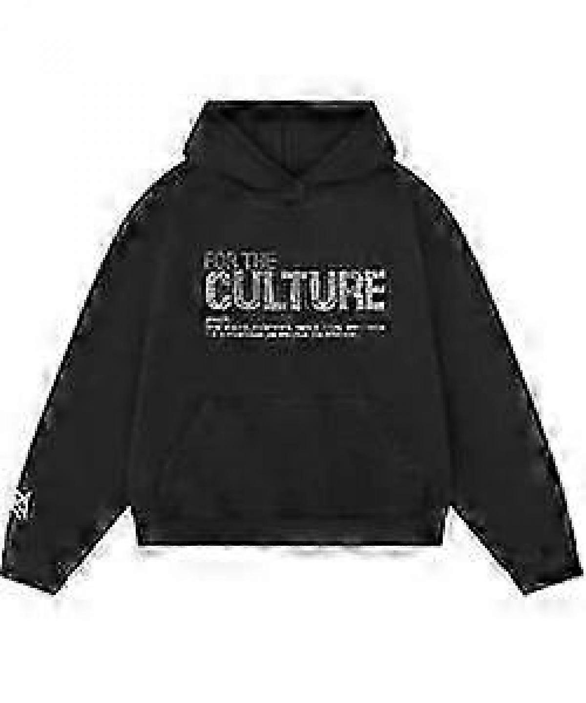 Sweat à capuche à lettres scintillantes : Sweat-shirt unisexe rétro léger