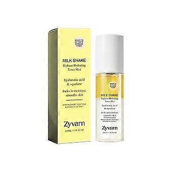 Zweiphasiges, feuchtigkeitsspendendes Gesichtsspray mit Milchshake-Effekt, 2-in-1 Fixierspray & Gesichtswasser mit Hyaluronsäure & Squalan, leichtes, feuchtigkeitsspendendes Gesichtsspray.