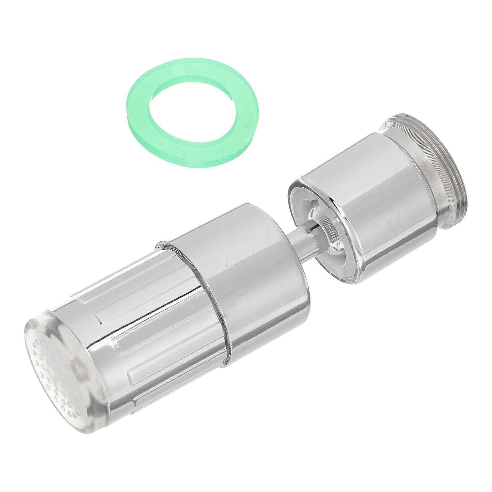 LED Faucet Basin Adapter for Kitchen 4Sets Rotatable Splash Proof