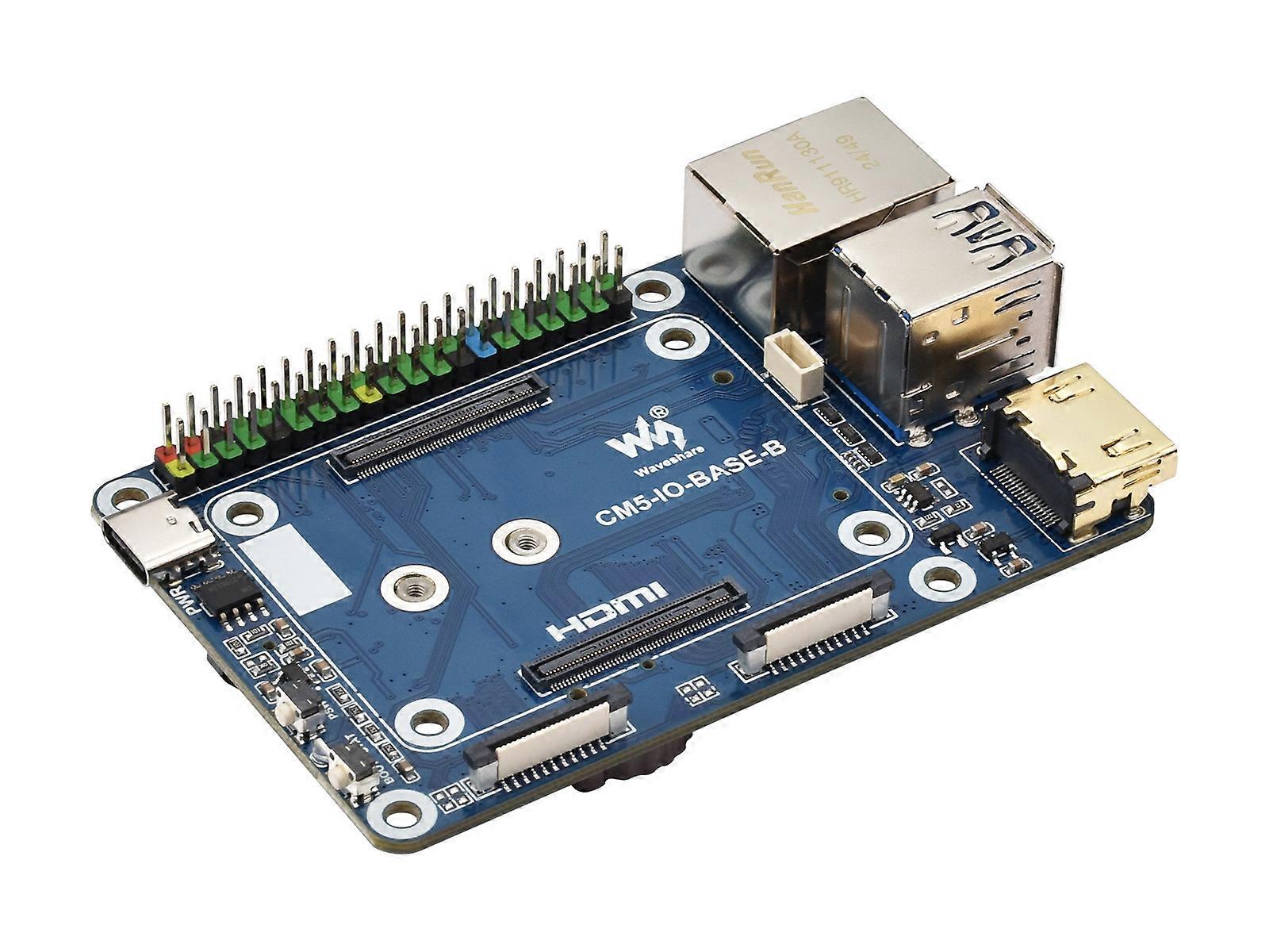 Mini Base Board (B) /Mini-Computer designed compatible with Raspberry Pi Compute Module 5 (NOT Included), Onboard EEPROM And Encryption ChiP