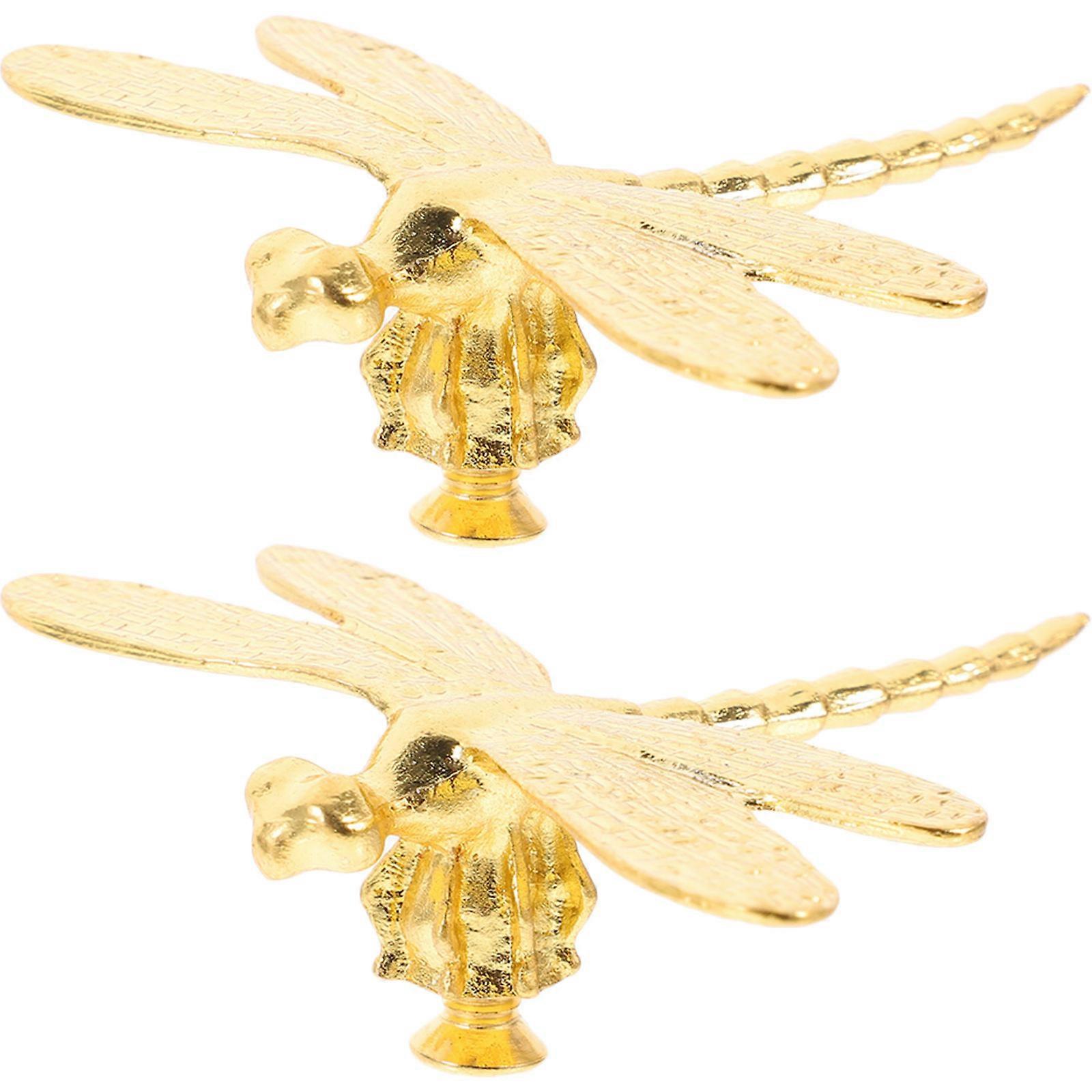 Dragonfly Cabinet Knobs Decorative Handles for Drawer 4Pcs