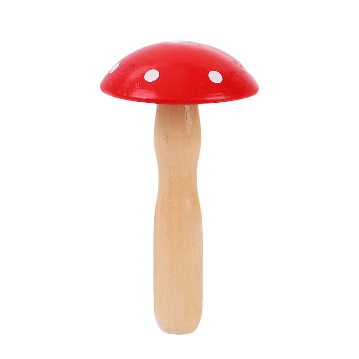 Mushroom Darning Tool Small Solid Wooden Mushroom Patching Tool for DIY Use
