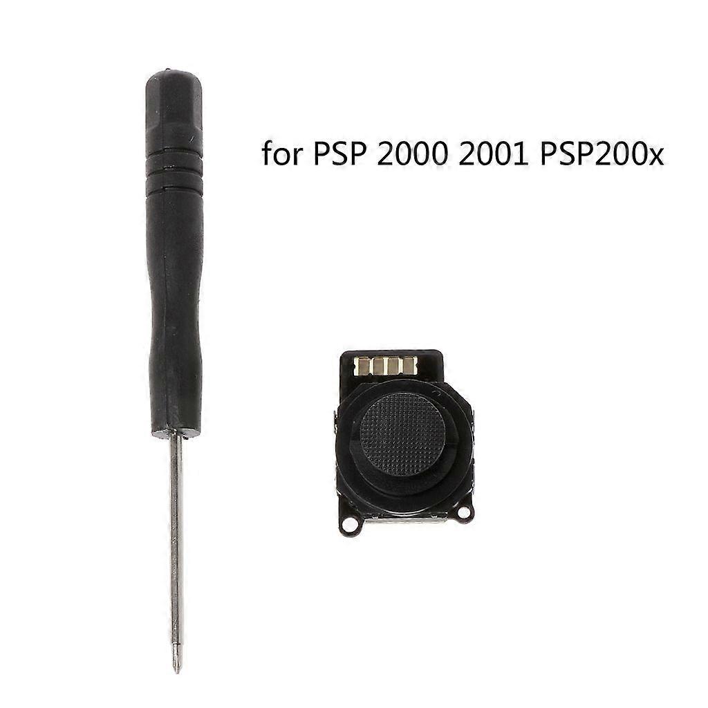 Replace 3D Analog Joystick Stick Button With Screwdriver For PSP 2000 2001 200X