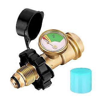 Adaptador de gas butano de metal para estufa de camping compacta, cabezal de conversión para bidón de combustible, elegante y de alta calidad.