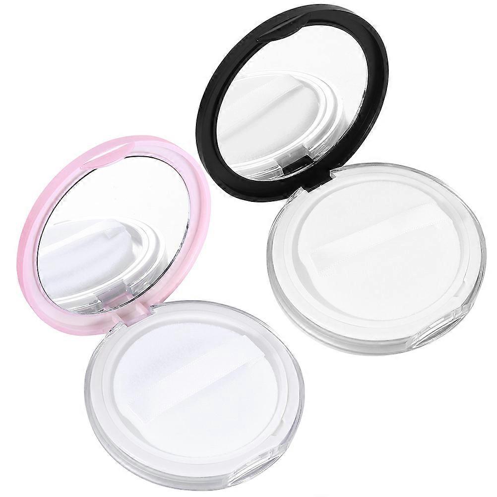 Powder Puff Container for Makeup Sponge Storage with 2Sets Portable Box