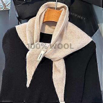 100 % ull vinterskjerf for kvinner langt varmt kasjmirskjerf hijab ensfarget damesjal wrap kvinnelig pashmina bandana hodeskjerf nytt