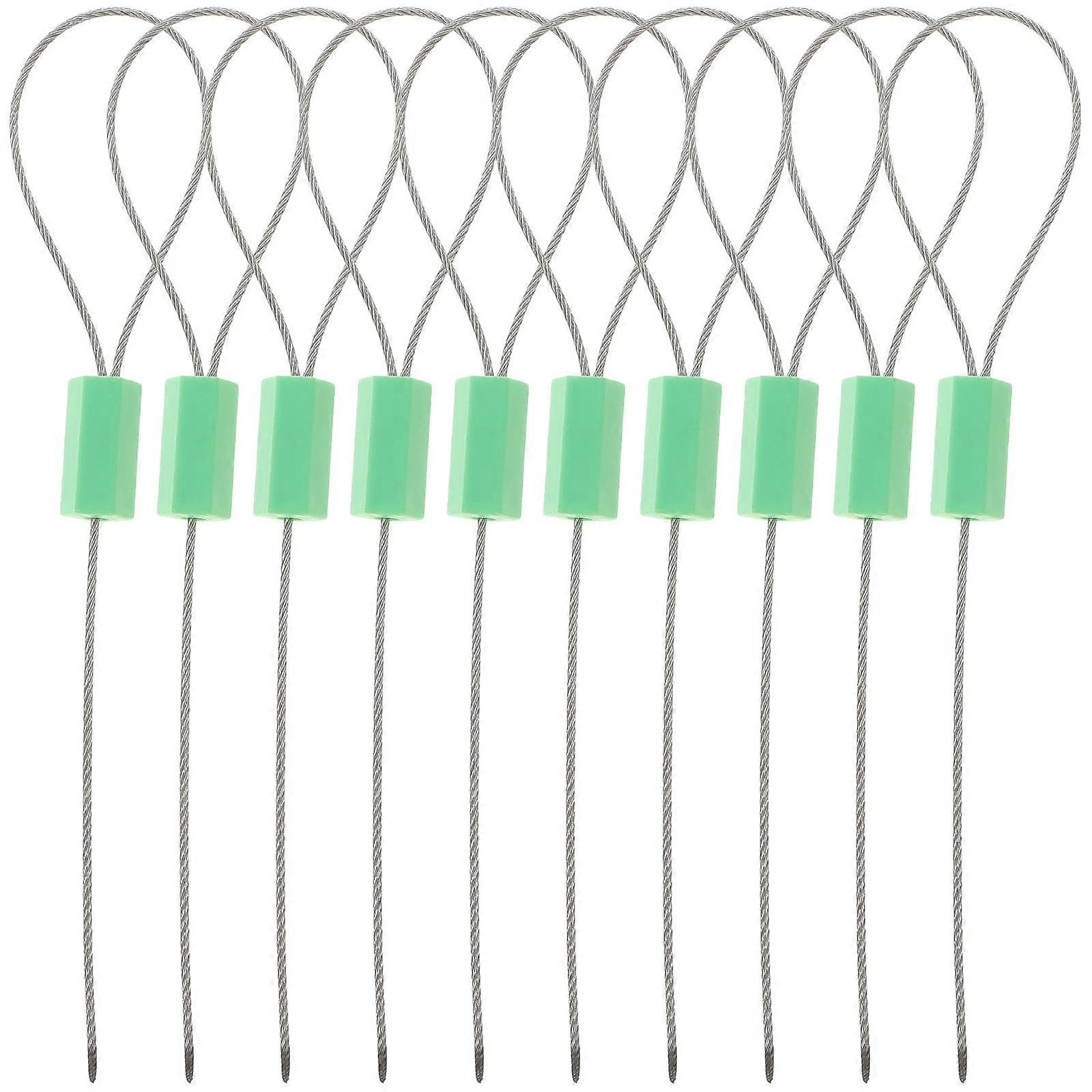 10pcs Joint de câble autobloquant Câble scellé Inviolable Lien conteneur Wire Tag