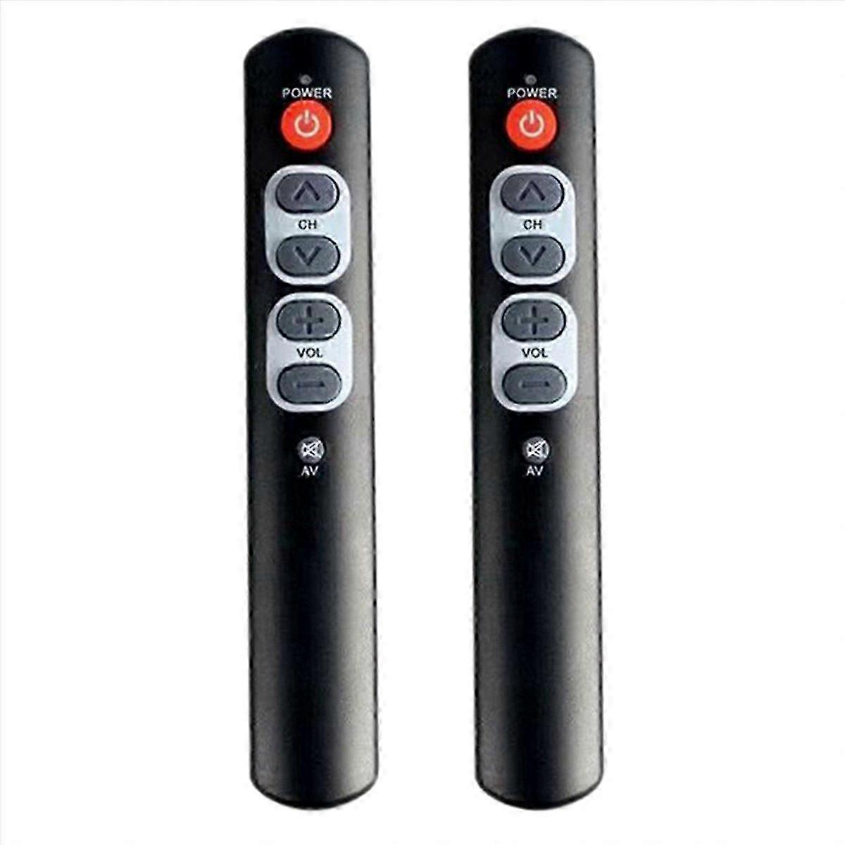 Smart Learning Remote Control 6 Large Buttons compatible withTV, Set-top Box,DVD