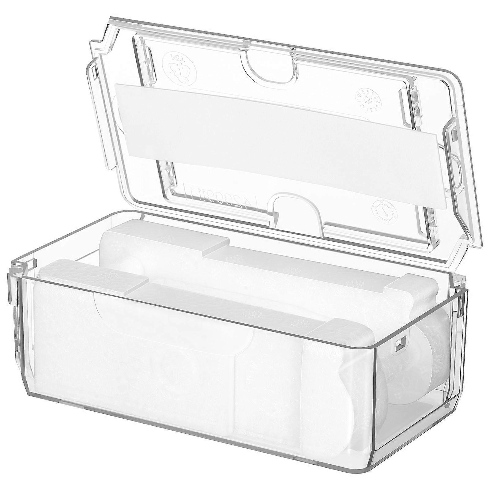 1pc Transparent Watch Box Watch Storage Box Sturdy Display Container Case