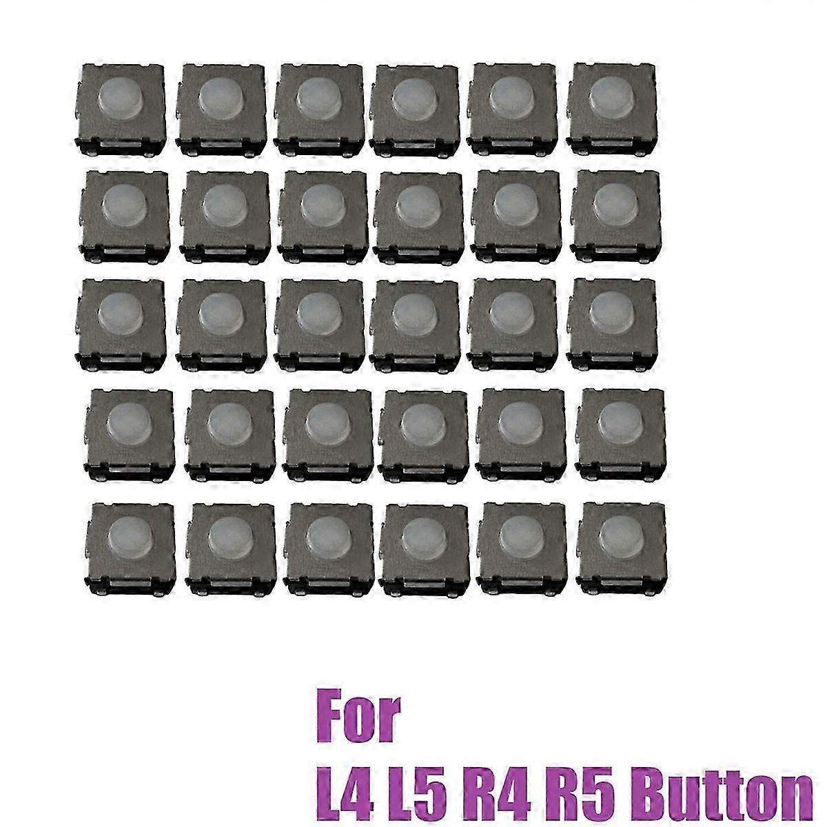 30PCS L4L5 R4R5 Button Switch for Tactile Tact Push
