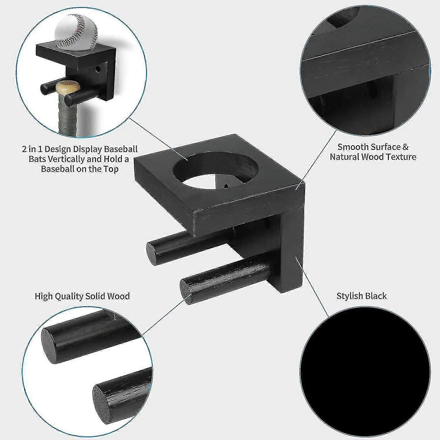 Baseball Bat Wall Mount,softball Bat Holder Stand