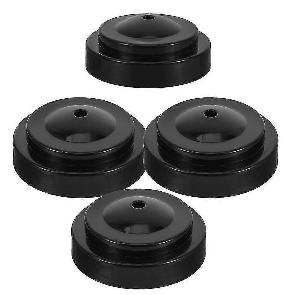 Plastic Mini Flag Pole Base | 4Pcs Black for Outdoor Use