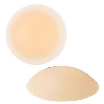 Damen ohne klebende Silikon-Nippelabdeckungen -3" Durchmesser Beige