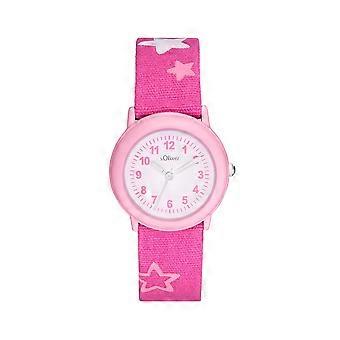 s.Oliver Kids - Girls Quartz Watch Watch Textile 2036751