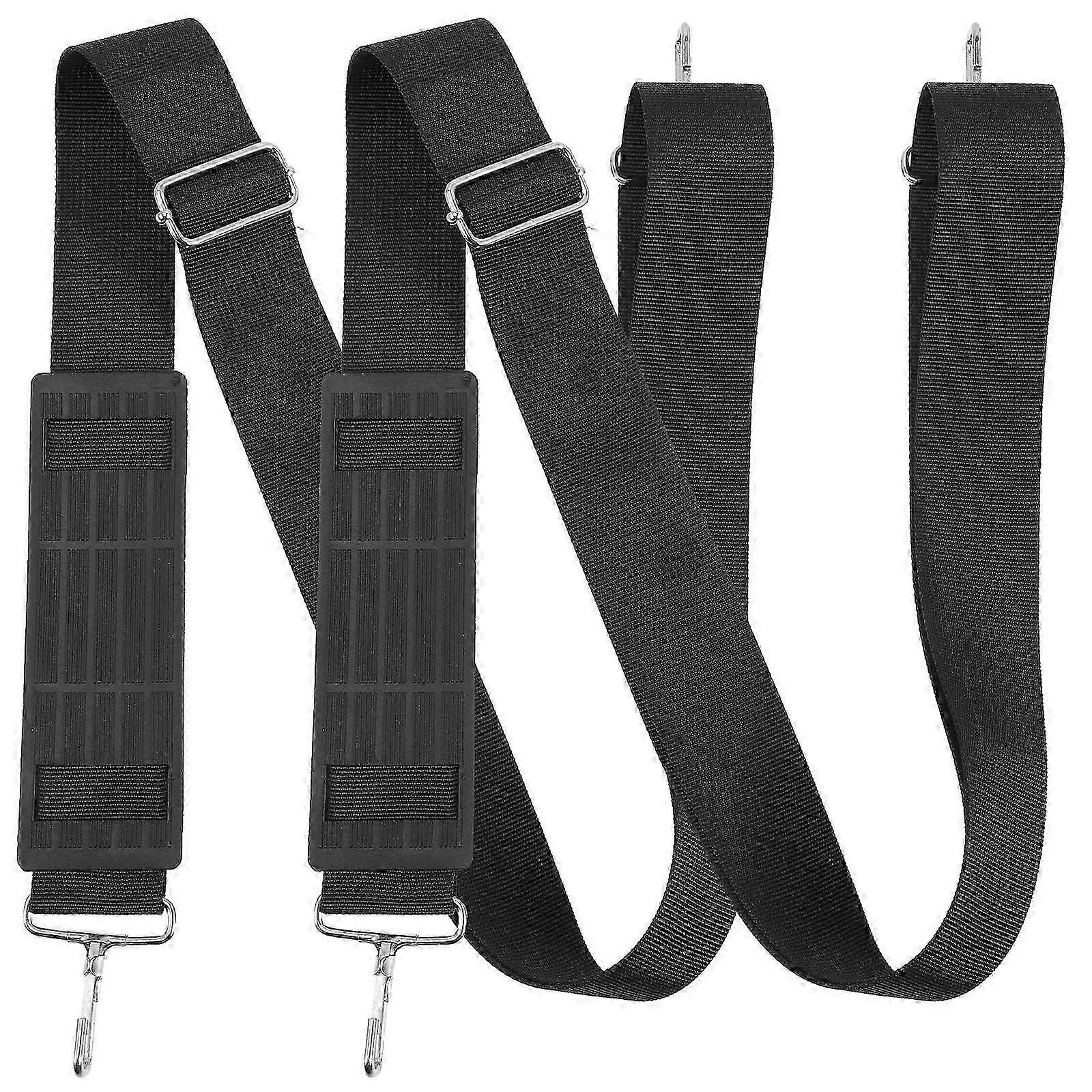 Camera Shoulder Strap Replacement for Laptop Bag 2Pcs Adjustable Black Strap