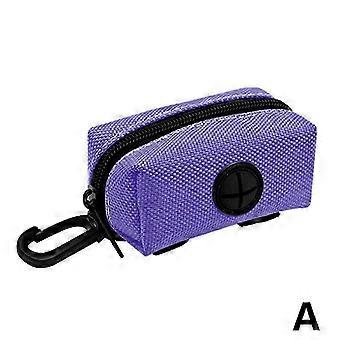 Pet Waste Bag Holder Dispenser With Leash Attachment for Hands Free Dog Walking Running Travel 26-27