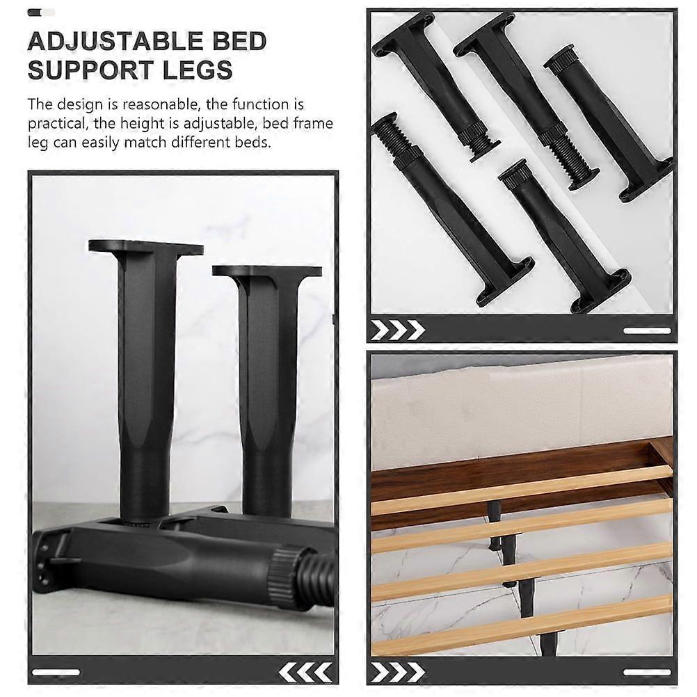 4 pcs Bed Frame Support Leg Bed Frame Center Support Adjustable Bed Frame Legs