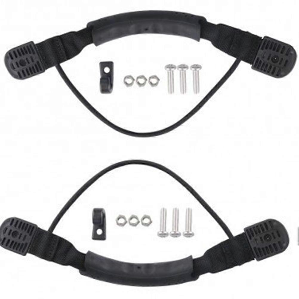 Poignées de transport latérales pour kayak de plein air, 1 paire, noires