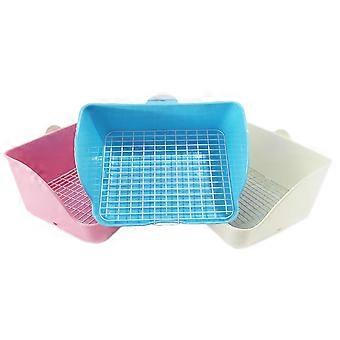 Rabbit Toilet for Pet Dog Indoor Training Potty Tray