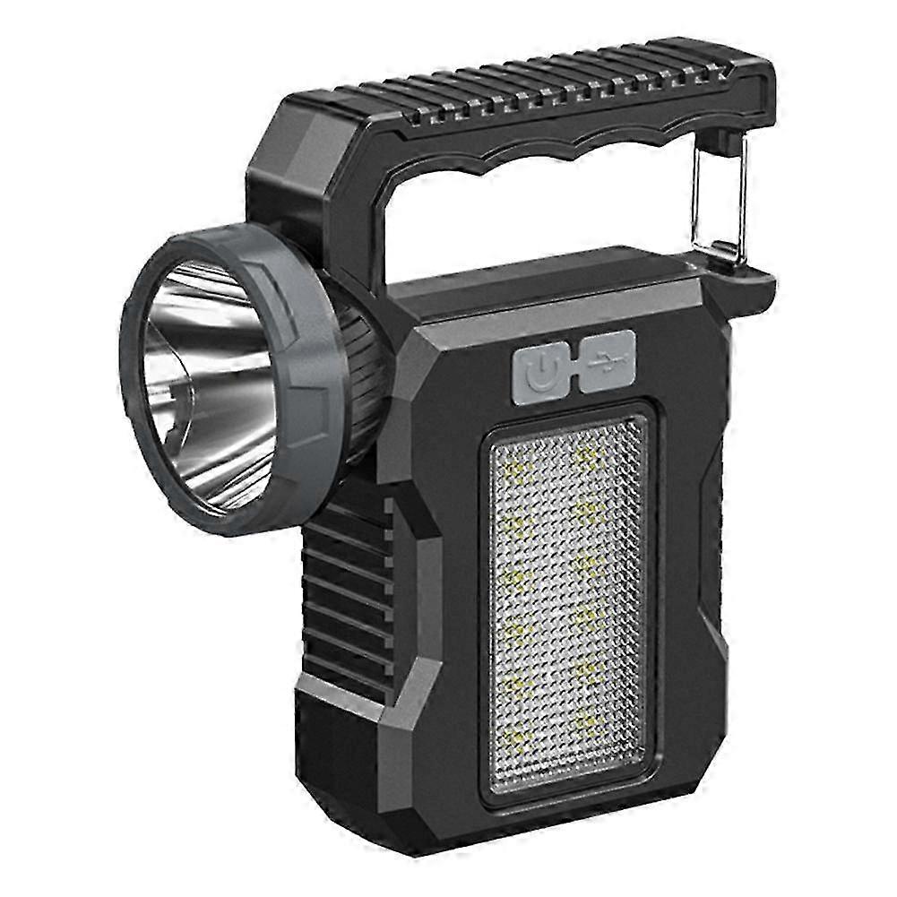 Solar Camping Light Rechargeable LED Flashlight Power Torch Lantern Work Lamp