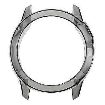IBASENICE Uhrenschutzhülle TPU Uhrenhülle kompatibel für Garmin Fenix 6X Fenix6x Pro (transparent schwarz)