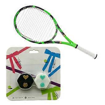 Amortiguador de vibraciones suave con diseño de dibujos animados, accesorio de tenis para usar en camas de cuerda, clubes, bolsas de viaje y para uso temprano. Multicolor.