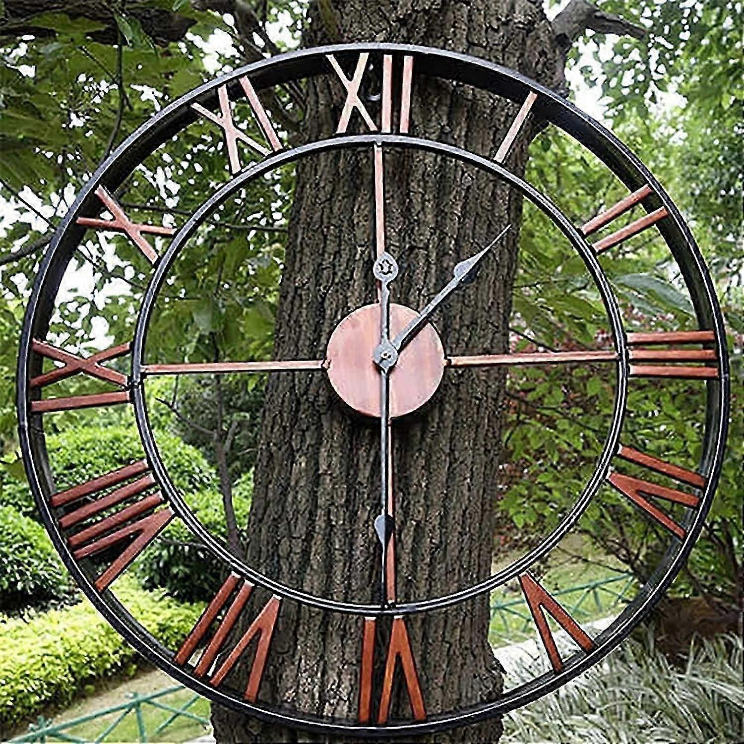 Garden Clock Outdoor Garden Wall Clock