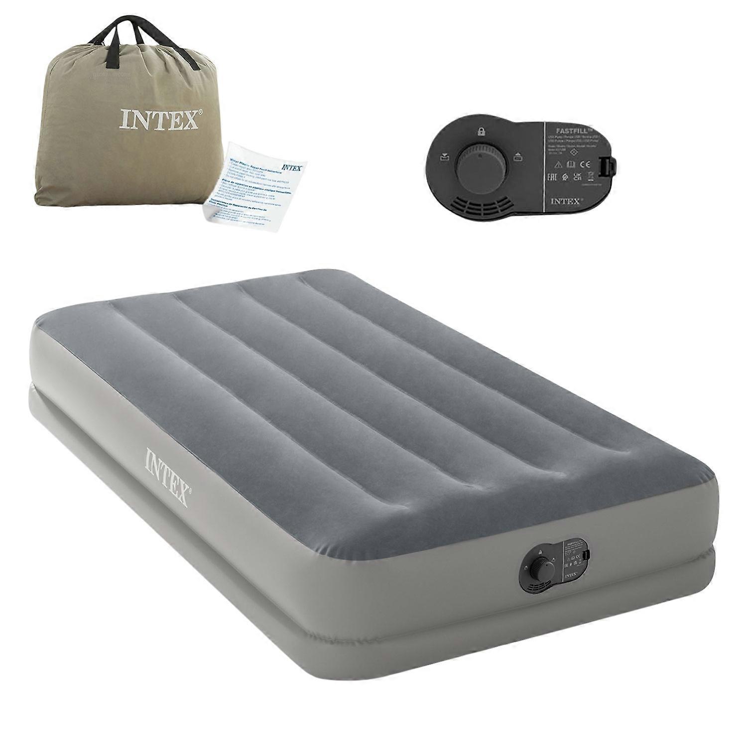 Matelas gonflable 191x99x30cm avec pompe intégrée