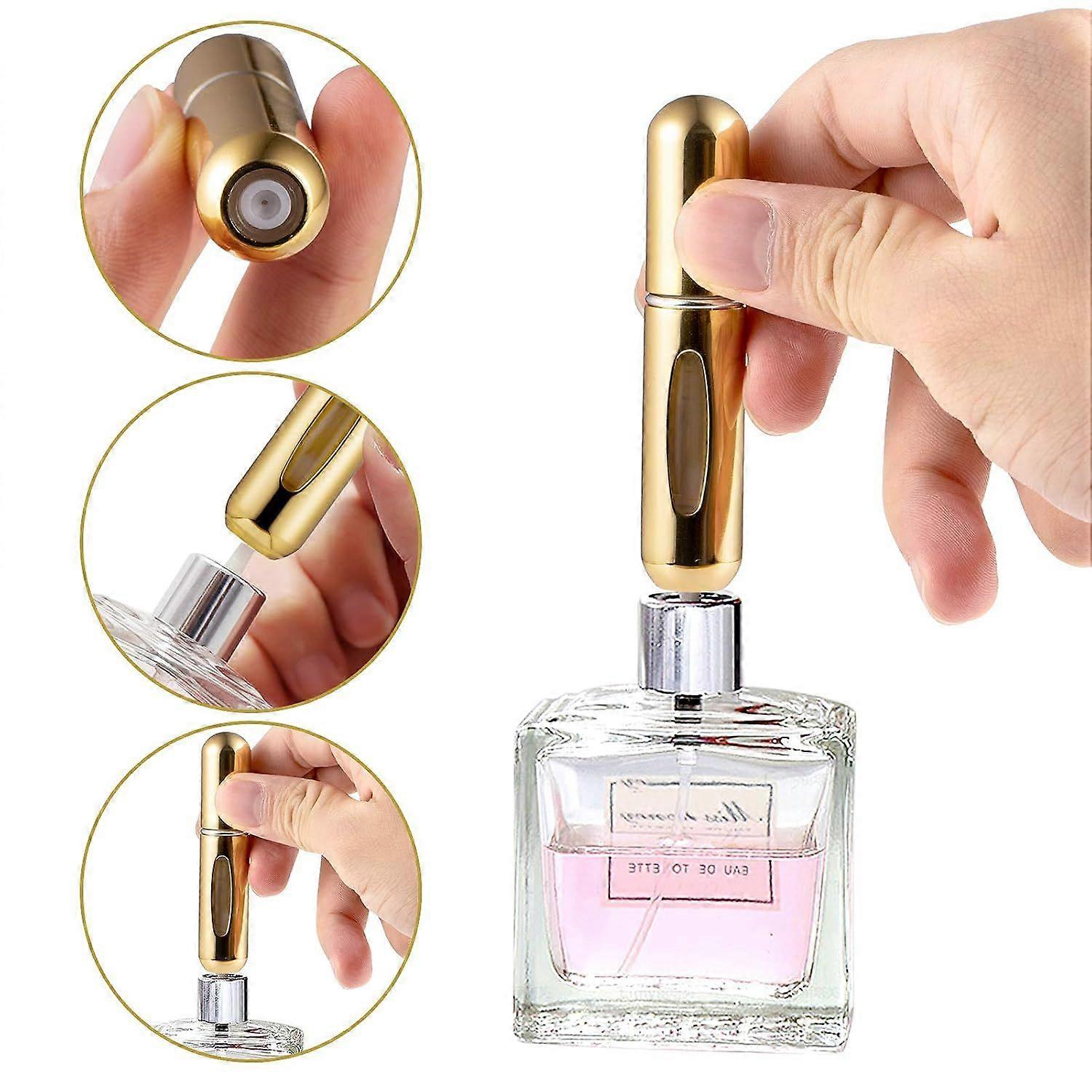 4pcs 5ml Perfume Atomizers, Refillable Perfume Atomizers, Perfume Atomizers