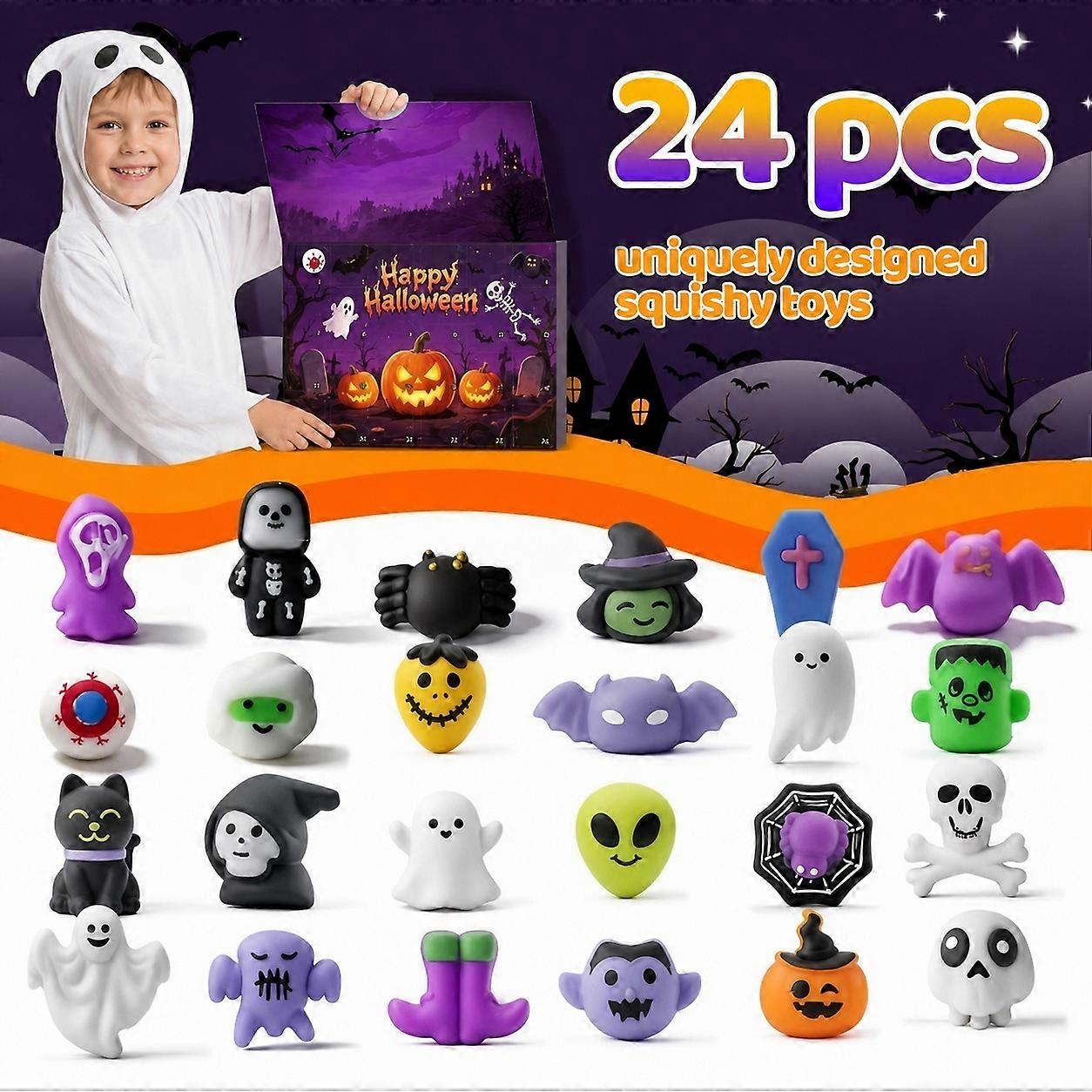 Halloween Ghost Design Plastic Advent Calendar