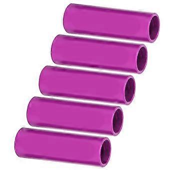 DUUTI 5st 4mm Cykelkabel Ändlock Aluminiumlegering Broms Växel Kabel Tips Crimps HylsorLila
