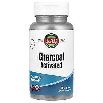 3 x KAL, Charcoal Activated, 50 VegCaps (250 mg per VegCap)
