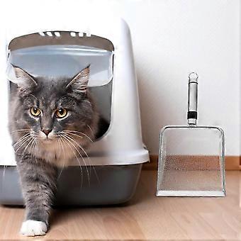 Durable Cat Litter Scoop Metal Cat Litter Sand Sifter compatible with Kitten Pet Cat Litter Scoop