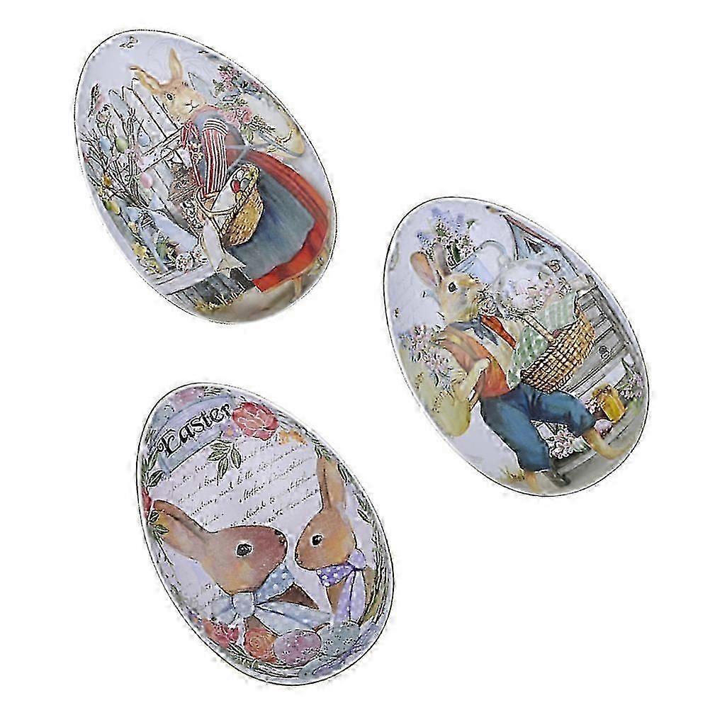 Easter Egg Tin Storage Container