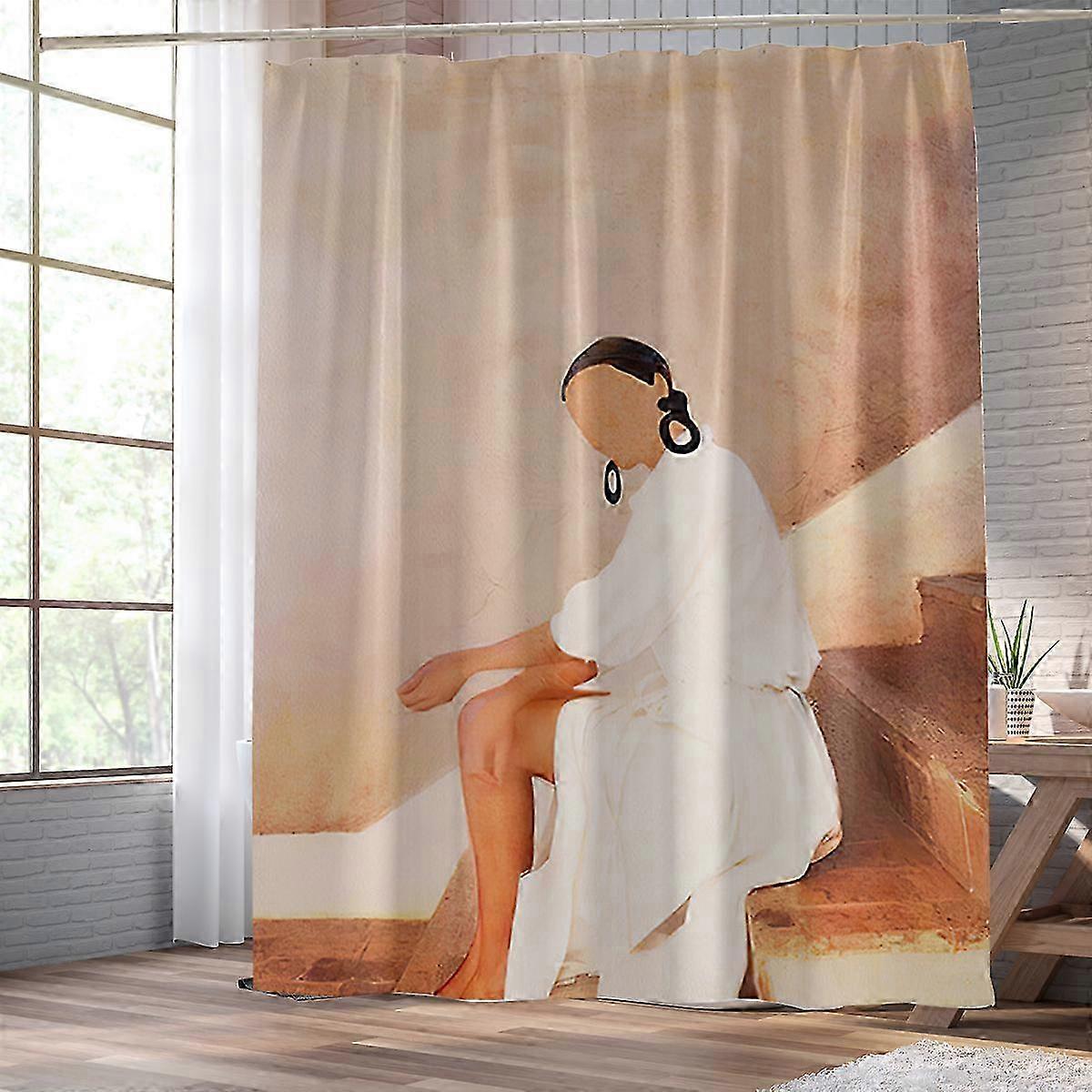 Waterproof Polyester Shower Curtain
