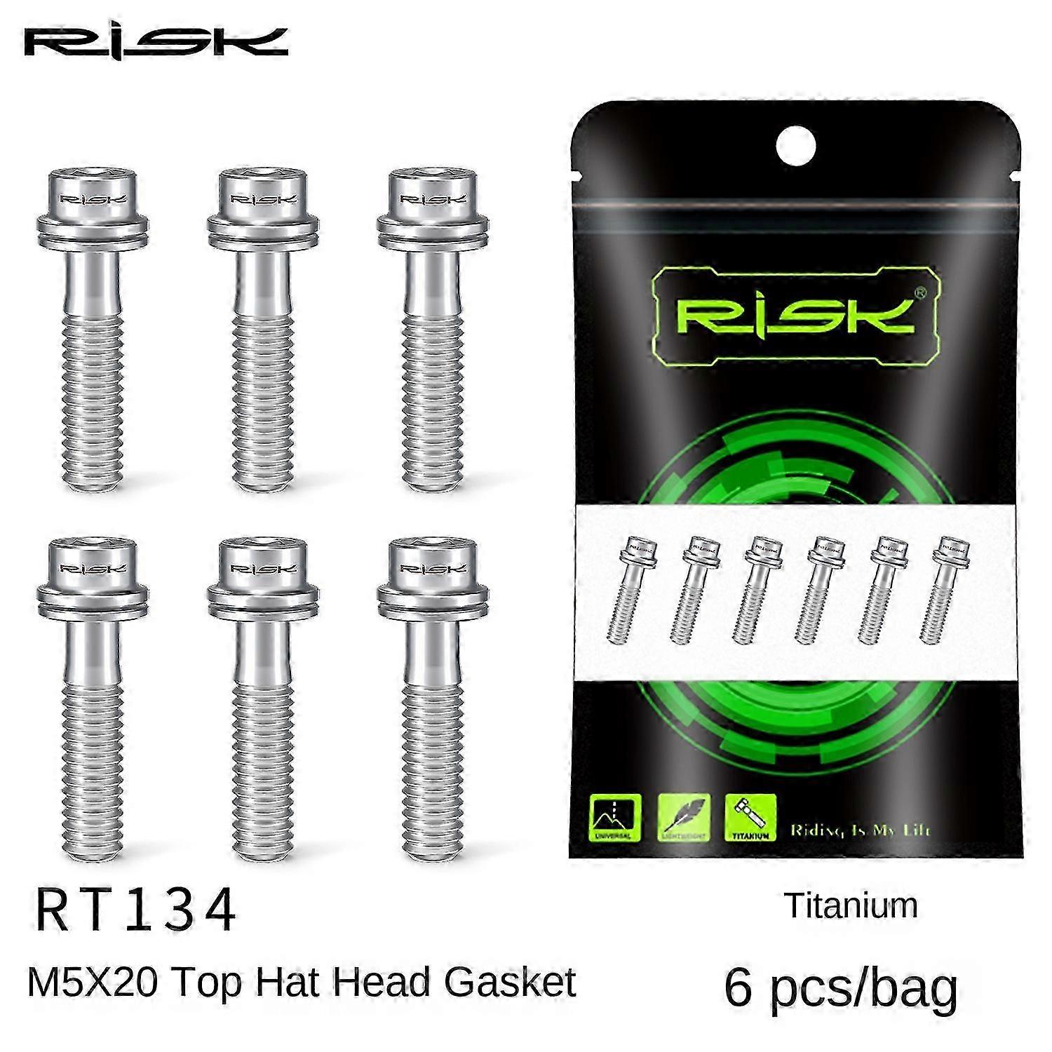 Durable Titanium Stem Bolts M5x18 20