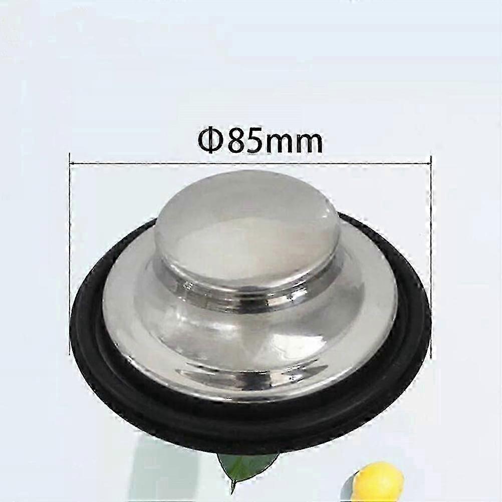 Stainless Steel Bath Stopper Rubber Sealed