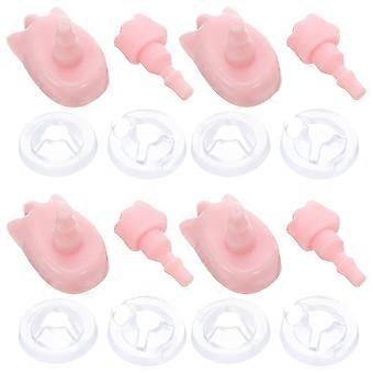 Puppet Doll Hands and Feet Plastic Replacement Parts for Doll Making 4Sets