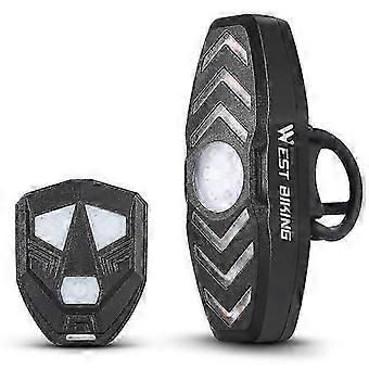 Light West Biking Yp0701313 Rechargeable Bike LED Tail Remote Control Bicycle Cycling Turn Signal
